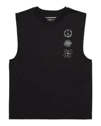 Quiksilver Tanktop Lap Time Schwarz/Dunkelblau