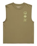 Quiksilver Tanktop Lap Time Dunkelgrün/Khaki