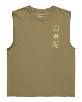 Quiksilver Tanktop Lap Time Dunkelgrün/Khaki
