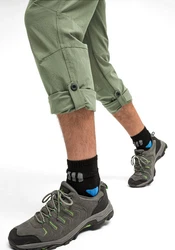 Maier Sports Funktionshose Nil Dunkelgrün/Khaki/Grün
