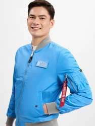 Alpha Industries Anorak Blau/Hellblau