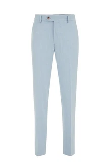 WE Fashion Anzughose Hellblau