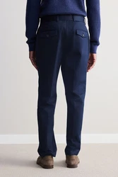 Next Chinohose Signature Emmetex Dunkelblau/Hellblau/Blau