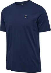 hummel T-Shirt hmlPULSE CO REGULAR T-SHIRT Dunkelblau/Blau