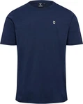 hummel T-Shirt hmlPULSE CO REGULAR T-SHIRT Dunkelblau/Blau