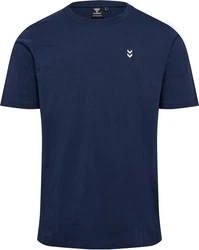 hummel T-Shirt hmlPULSE CO REGULAR T-SHIRT Dunkelblau/Blau