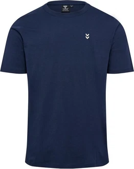 hummel T-Shirt hmlPULSE CO REGULAR T-SHIRT Dunkelblau/Blau