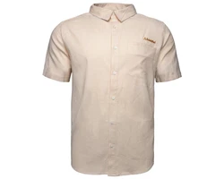 Schöffel Kurzarmhemd Wakefield Herren Beige/Khaki/Weiß
