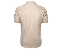 Schöffel Kurzarmhemd Wakefield Herren Beige/Khaki/Weiß