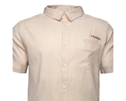 Schöffel Kurzarmhemd Wakefield Herren Beige/Khaki/Weiß