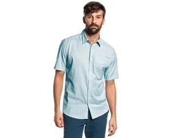 Schöffel Kurzarmhemd Wakefield Herren Hellblau/Blau/Grau