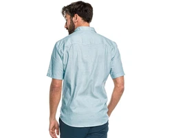 Schöffel Kurzarmhemd Wakefield Herren Hellblau/Blau/Grau