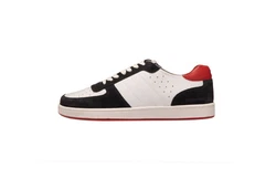 Strellson Herren Sneaker Stripe Evans J Sneaker Rot/Creme/Weiß/Schwarz