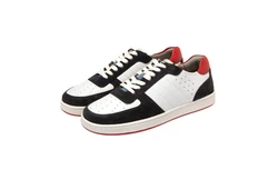 Strellson Herren Sneaker Stripe Evans J Sneaker Rot/Creme/Weiß/Schwarz
