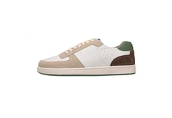 Strellson Herren Sneaker Stripe Evans J Sneaker Beige/Creme/Khaki/Braun