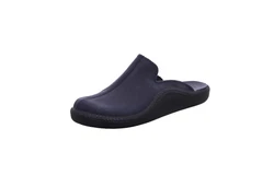 Westland Lederpantoffel Monaco Hausschuh Dunkelblau/Blau/Grau