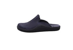 Westland Lederpantoffel Monaco Hausschuh Dunkelblau/Blau/Grau