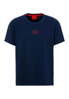 HUGO T-Shirt Laze T-Shirt mit Rundhalsausschnitt Dunkelblau