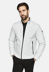 New Canadian Outdoorjacke All Season mit praktischer Armtasche Grau/Weiß/Creme
