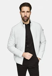 New Canadian Outdoorjacke All Season mit praktischer Armtasche Grau/Weiß/Creme