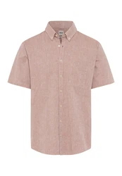 Brax Kurzarmhemd Style DAN Lila/Rosa/Braun/Rot