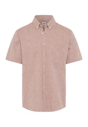 Brax Kurzarmhemd Style DAN Lila/Rosa/Braun/Rot