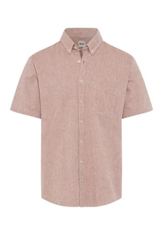 Brax Kurzarmhemd Style DAN Lila/Rosa/Braun/Rot