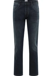 MUSTANG Straight Jeans Style Denver Tapered Dunkelblau/Blau/Grau