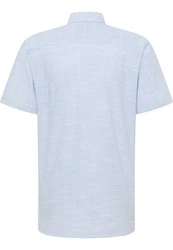 MUSTANG Kurzarmhemd Style Berkeley Hellblau/Blau