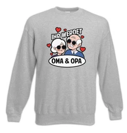 Sweatshirt Ihr Werdet Oma und Opa Sweatshirt Opi Grovater Omi Gromutter Baby (1-tlg) Groeltern Familie Nachwuchs