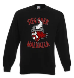 Sweatshirt Sieg Oder Walhalla Sweatshirt Asgard Midgard Asen Norse Thor Tyr Odin (1-tlg) Loki Walhalla Vikings