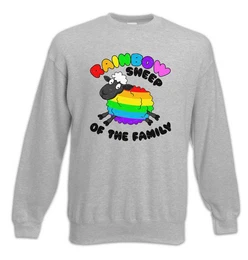 Sweatshirt Rainbow Sheep Of The Family Sweatshirt Gay Lesbian LGBT Trans LGBTQ (1-tlg) GLBT Pride Love