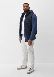 s.Oliver Allwetterjacke Sweatjacke mit Kapuze Blau/Dunkelblau/Hellblau