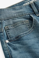 Next Bootcut-Jeans Classic mit Stretch Blau/Hellblau/Türkis