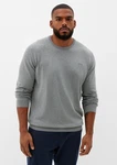 s.Oliver Strickpullover aus Feinstrick Logo Grau/Dunkelgrau/Hellgrau