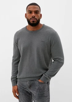 s.Oliver Strickpullover aus Feinstrick Logo
