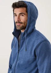 s.Oliver Allwetterjacke Sweatjacke mit Kapuze Blau/Hellblau/Grau/Dunkelblau