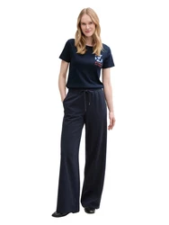 TOM TAILOR T-Shirt mit Print Dunkelblau