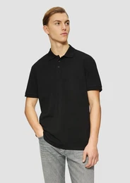 Kurzarmshirt Poloshirt aus Piqu