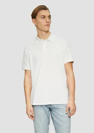 Kurzarmshirt Poloshirt aus Piqu