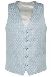 Digel Anzugweste Lambert Hellblau/Blau/Grau