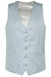 Digel Anzugweste Lambert Hellblau/Blau/Grau