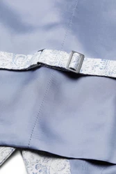 Digel Anzugweste Laurent Grau/Hellblau/Blau/Weiß