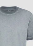 QS Kurzarmshirt Rundhals T-Shirt Grau/Hellgrau/Dunkelgrau