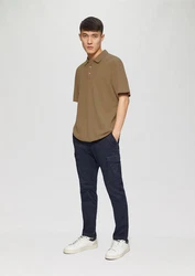 s.Oliver Poloshirt mit Waffelstruktur und Logo-Patch 