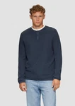 QS Pullover Dunkelblau/Grau/Hellblau
