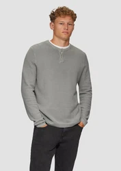 QS Pullover Grau/Hellgrau/Dunkelgrau