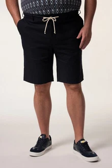 Men Plus Bermudas Relaxed Fit Elastikbund Schwarz/Dunkelblau Men Plus Bermudas Relaxed Fit Elastikbund Schwarz/Dunkelblau