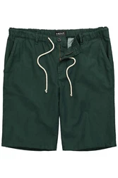 Men Plus Bermudas Relaxed Fit Elastikbund Dunkelgrün/Grün