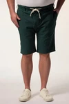 Men Plus Bermudas Relaxed Fit Elastikbund Dunkelgrün/Grün